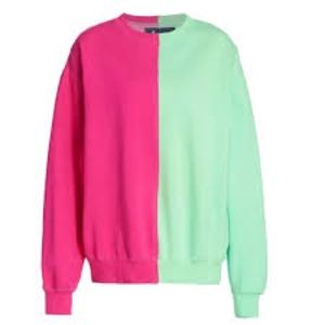 La Detresse Half/Half Pullover Sweatshirt
